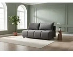 Sofa 3-sitzer Mit Schlaffunktion Xenio In Stoff Soft Graphit