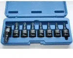 Schlagschrauber N&uuml;sse Set, 8-teilig, Ribe M4-m14, 1/2 Zoll, Cr-mo