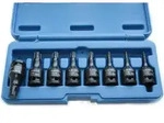 Schlagschrauber Nuss Set, 8-teilig, Cr-mo, Ribe N&uuml;sse, 1/2 Zoll