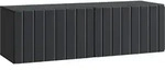 Wandmontierter Tv-schrank 98 X 31 X 30 Cm Schwarz Holzwerkstoff Vidaxl