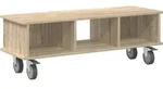 Vidaxl Tv Stand 100 X 35 X 35 Cm Sonoma Oak Engineered Wood