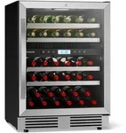 Klarstein Verosteel Unterbau-weink&uuml;hlschrank &ndash; Zweizonen-weink&uuml;hlschrank F&uuml;r 43