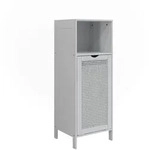 Midischrank Liora, Wei&szlig;, 36 X 98 Cm Mit W&auml;schekorb, Vicco