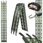 Trutzholm 1 X Auffahrrampe Klappbar 228 Cm Traglast 340 Kg Alu Oliv Gelocht