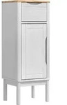 Vidaxl Bathroom Cabinet Floro White 35 X 30 X 90 Cm Solid Pine Wood