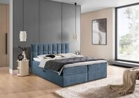 Fun Moebel - Boxspringbett Schlafzimmerbett Dominga 200x220cm Stoff Coral...