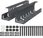 Unter Dem Schreibtisch Kabelmanagement Tray 2 Stk. Anthrazit Vidaxl
