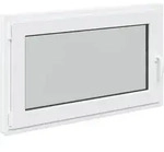 Vidaxl Tilt & Turn Basement Window Risor 100 X 60 Cm Pvc And Glass