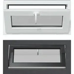 Kellerfenster Risor 80 X 40 Cm Pvc Und Glas Vidaxl