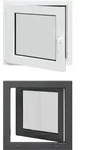 Kipp- Und Drehfenster F&uuml;r Den Keller Risor 60 X 60 Cm Vidaxl