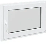 Vidaxl Tilt & Turn Basement Window Risor 90 X 50 Cm Pvc And Glass