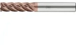 Pferd Tools Vhm-fr&auml;ser &Oslash;25mm, 5 Schneiden, Mit Spanteiler, 3xdc, Radius 1mm, Altin