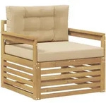 Outdoor-sofa Polyester Wei&szlig; Vidaxl