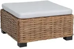 Hocker Mit Kissen Gendt Naturrattan Natur Vidaxl