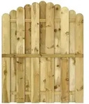 Vidaxl - Gartentor Impr&auml;gniertes Kiefernholz 100x125 Cm