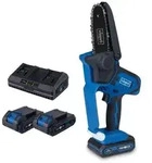Akku-gartens&auml;ge Scheppach C-ps100-x Set S2 127 Mm 2x20v 2ah + Doppel-ladeger&auml;t