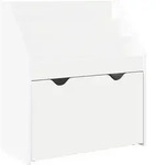 Vidaxl Kids Bookshelf White 60 X 29.5 X 69 Cm Engineered Wood