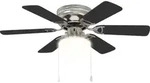 Deckenventilator Mit Licht &Oslash; 82 Cm Schwarz Vidaxl