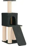 Vidaxl Cat Tree With Sisal Scratching Posts Dark Grey 146 Cm