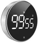 Relaxdays K&uuml;chentimer, Dimmbares Led-display, Magnetisch, Laut Bis Stumm, 99 Min