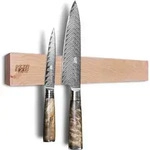 Magnetische Messerleiste Holz Utensilienhalter K&uuml;chenmesser Wandhalter 46cm