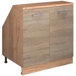 Dachschr&auml;genschrank Rion, Sonoma, 80 X 81.6 Cm Mit 2 T&uuml;ren, Schrankkorpus 60...