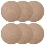 Jute-untersetzer 6 Stk. Natur 100% Tossa-jute Vidaxl
