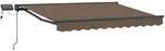 Vidaxl Manual Awning Frame With Leds Taupe 3 X 2.5 M