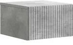 Wandmontierter Nachttisch Betongrau 33 X 34,5 X 20 Cm Vidaxl