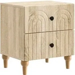 Vidaxl Bedside Cabinet Sonoma Oak 43 X 34.5 X 48 Cm Engineered Wood