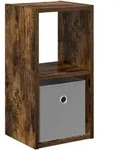 Nachttisch Ger&auml;ucherte Eiche 25,5 X 22 X 49,5 Cm Holzwerkstoff Vidaxl