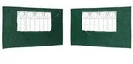 Vidaxl Party Tent Sidewall 2 Pcs 400 X 195 Cm Green Pe And Steel
