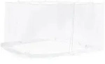 Vidaxl Mosquito Net For Gazebo 220 Mesh White 3 X 3.6 X 2 M Polyester