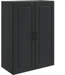 Wandschrank 66 X 34,5 X 90 Cm Holzwerkstoff Schwarz Vidaxl