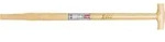 Idealspaten Spatenstiel Esche T-stiel 85 Cm, Gerade, Lackiert