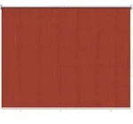 Au&szlig;enrollo 90% Uv-block Terrakotta 180 X 140 Cm Hdpe Vidaxl
