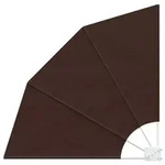 Balkon Sichtschutz 160 X 160 Cm Polyester Braun Vidaxl