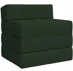 Klappsofa Bett Dunkelgr&uuml;n 200 X 70 X 15 Cm Stoff Vidaxl