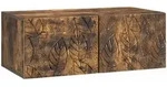 Wandmontierter Tv-schrank 59,5 X 31 Cm Ger&auml;ucherte Eiche Vidaxl