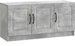 Vidaxl Tv Cabinet Concrete Grey 99 X 34.5 X 47 Cm Engineered Wood