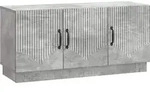 Vidaxl Tv Cabinet Concrete Grey 99 X 34.5 X 47 Cm Engineered Wood