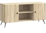 Vidaxl Tv Cabinet 102 X 34.5 X 50 Cm Sonoma Oak Engineered Wood