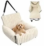 Relaxdays Hundeautositz, Kleine Hunde Bis 8 Kg, Weich, Hundebett Auto,...