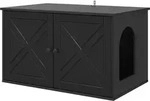Vidaxl Cat House Black 85 X 55 X 50.5 Cm Engineered Wood
