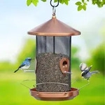Vogelfutterhaus Metall Mesh Screen 32cm F&uuml;r Wildvogel Garten Drau&szlig;en