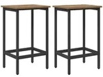 Barhocker 2 Stk. Artisan-eiche 40 X 32 X 64 Cm Holzwerkstoff Vidaxl