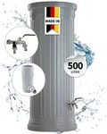 Garantia S&auml;ulentank Komplett-set 500 Liter Steingrau Inkl....
