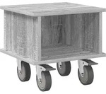 Vidaxl Tv Stand 37 X 35 X 35 Cm Grey Sonoma Engineered Wood