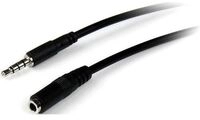 Startech.com 2m 3.5mm/3.5mm Audio-kabel Schwarz