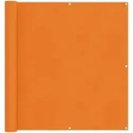 Balkonsichtschutz 110 X 200 Cm Oxford-stoff Rechteckig Orange Vidaxl